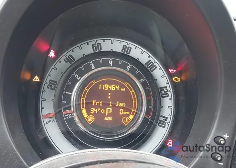 2012 Fiat 500C Pop z USA, uszkodzony, nr VIN 3C3CFFDR7CT169466